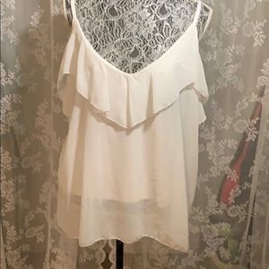 Ruffle detail swing cami